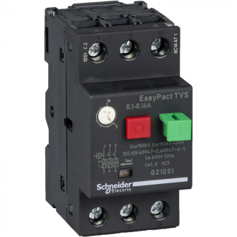 Автоматический выключатель  0,1-0,16A, Schneider Electric