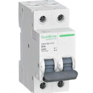 Автоматический выключатель B 50А 2P 4.5kA 230В, City9, Systeme Electric