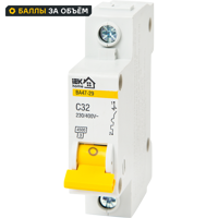 Автоматический выключатель IEK Home ВА47-29 1P C32 А 4.5 кА