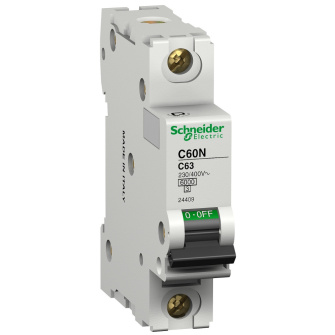 Автоматический выключатель C60N 1П 40A  C, Schneider Electric