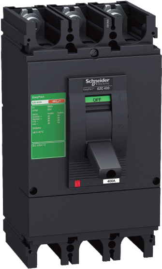 Автоматический выключатель EZC630N 36KA 415В 3П3Т 400А, Schneider Electric