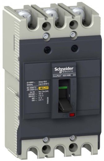 Автоматический выключатель EZC100B 7,5KA 400 В 3П3T 25 A, Schneider Electric